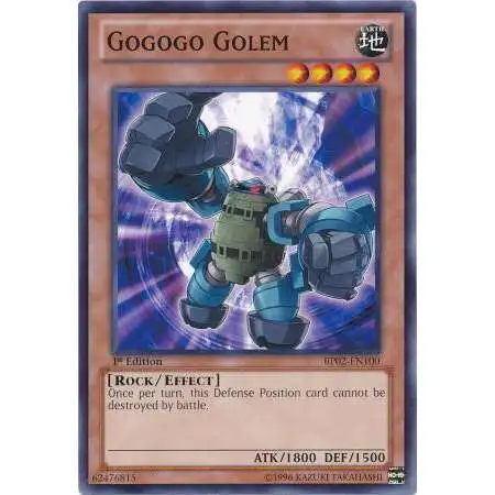 YuGiOh Battle Pack 2: War of the Giants Common Gogogo Golem BP02-EN100