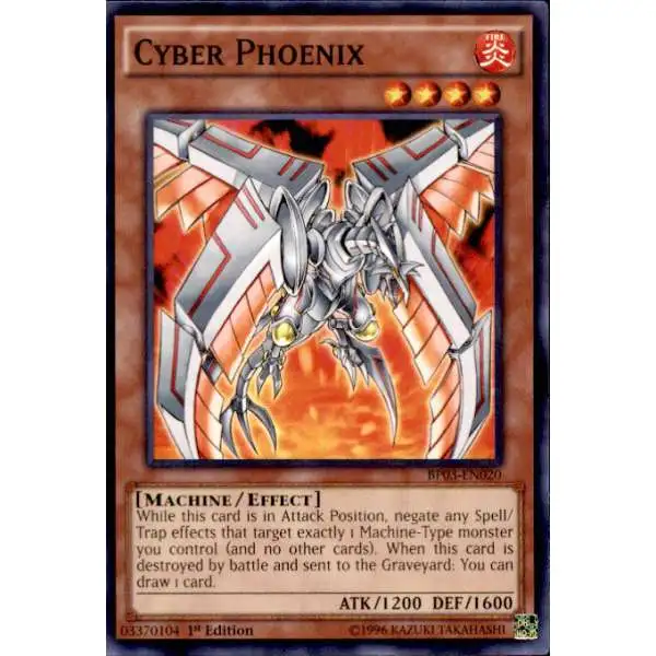 YuGiOh Battle Pack 3 Monster League Common Cyber Phoenix BP03-EN020