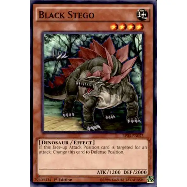 YuGiOh Battle Pack 3 Monster League Common Black Stego BP03-EN025