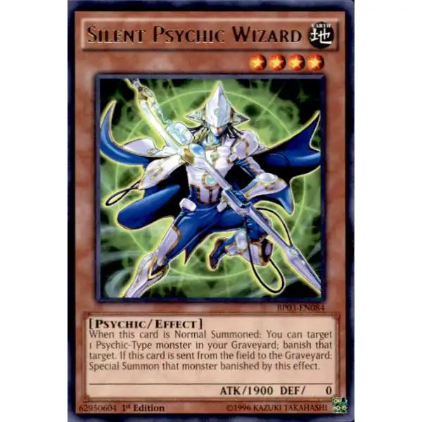 YuGiOh Battle Pack 3 Monster League Rare Silent Psychic Wizard BP03-EN084