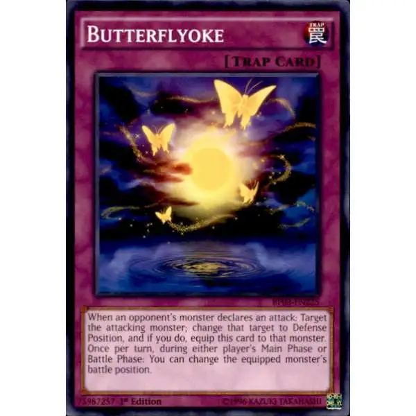 YuGiOh Battle Pack 3 Monster League Shatterfoil Common Butterflyoke BP03-EN225 [Shatterfoil]