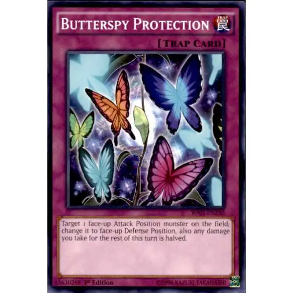 YuGiOh Battle Pack 3 Monster League Common Butterspy Protection BP03-EN230