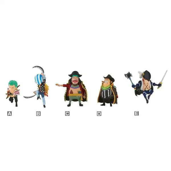 One Piece World Collectable Figure Sabaody Island The Worst Generation 2 2.8-Inch Box of 12 Figures