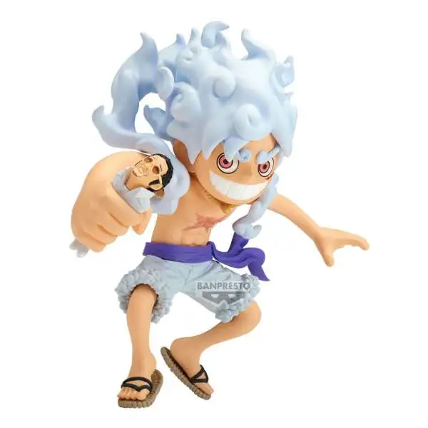 One Piece Mega World Collectable Figure Monkey D. Luffy vs Borsalino 5.1-Inch Collectable Figure