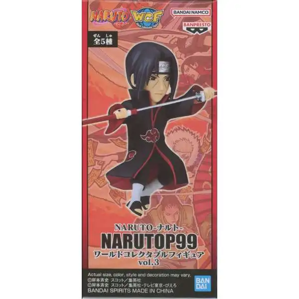 World Collectable Figure WCF NarutoP99 Vol.3 Itachi Uchiha 2.8-Inch Mini Figure