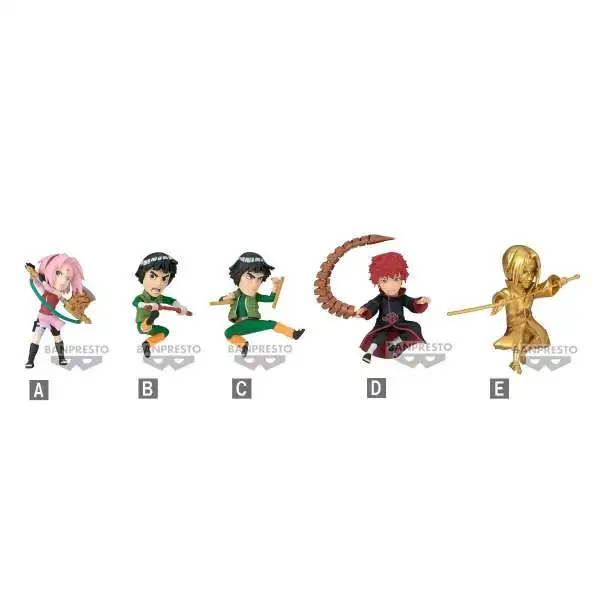 World Collectable Figure WCF NarutoP99 Vol.4 2.8-Inch Box of 12 Mini Figures