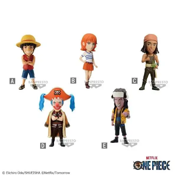World Collectable Figure WCF A Netflix Series: One Piece Vol. 1 2.8-Inch Box of 12 Mini Figures