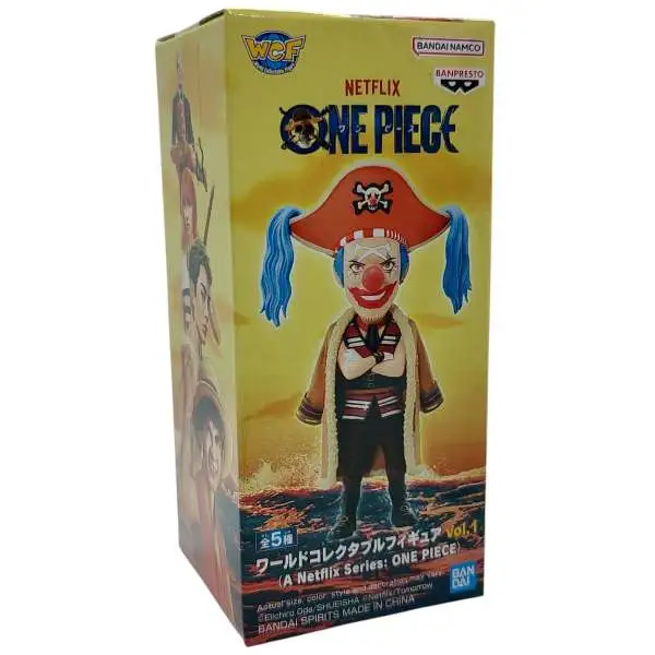 A Netflix Series: One Piece World Collectable Figure WCF Vol. 1 Buggy 2.8-Inch Minifigure