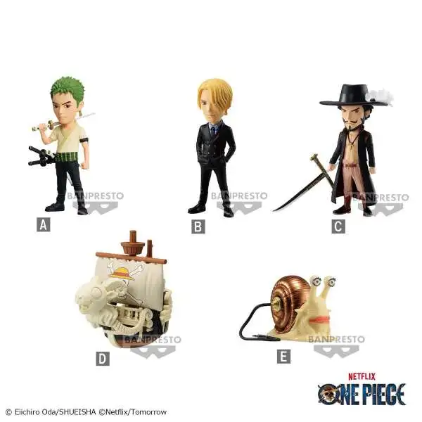 World Collectable Figure WCF A Netflix Series: One Piece Vol. 2 2.8-Inch Box of 12 Mini Figures