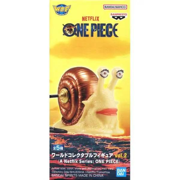 A Netflix Series: One Piece World Collectable Figure WCF Den Den Mushi 2.8-Inch Mini Figure [Snail Phone]