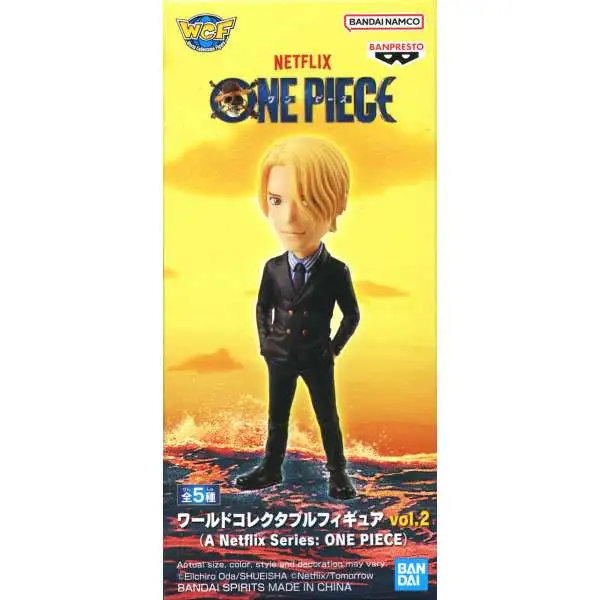 A Netflix Series: One Piece World Collectable Figure WCF Sanji 2.8-Inch Mini Figure