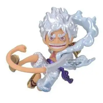 One Piece WCF Monkey D. Luffy Gear 5 Monkey D. Luffy Metallic Color Ver 2.8-Inch Mini Figure #01 [01]
