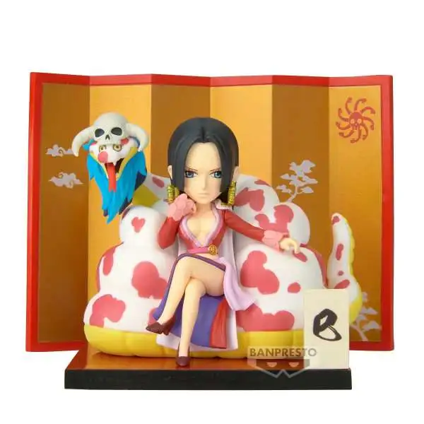 One Piece World Collectable Figure WCF Log Stories Boa Hancock & Salome 4.7-Inch Collectible PVC Figure