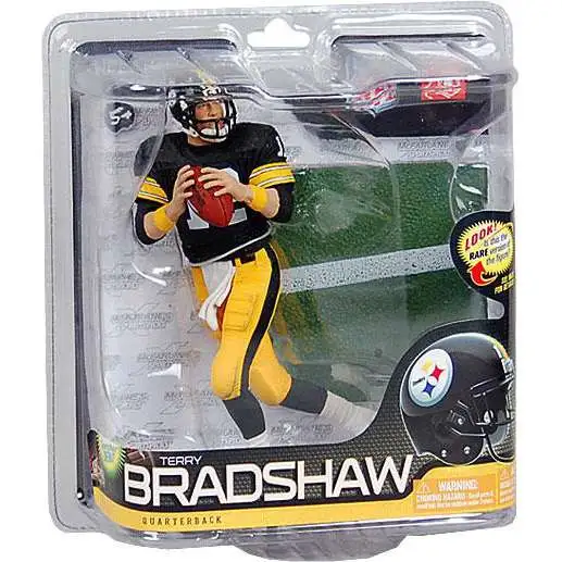 McFarlane Toys NFL Pittsburgh Steelers Sports Picks Football Series 26 Terry Bradshaw Action Figure [Black Jersey]