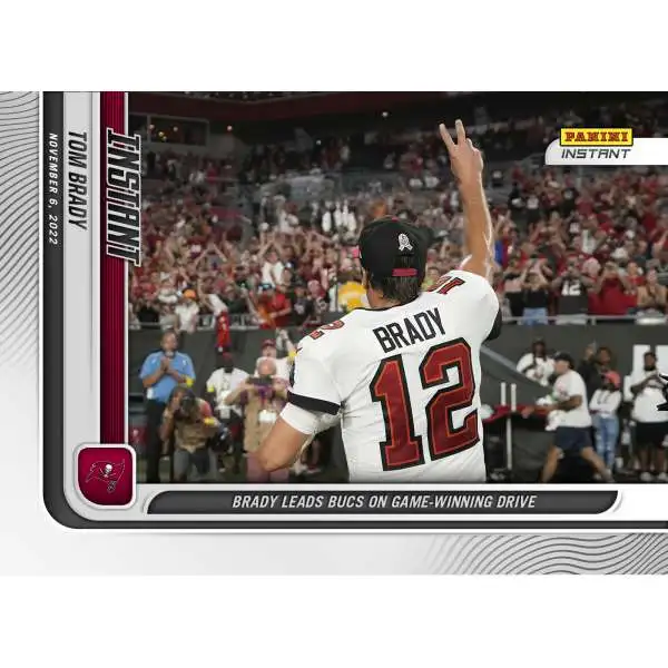 NFL Tampa Bay Buccaneers 2022 Instant Football Tom Brady #98 [Leads Bucs on Game-Winning Drive]