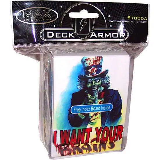 Card Supplies Deck Armor I Want Your Brains Deck Box