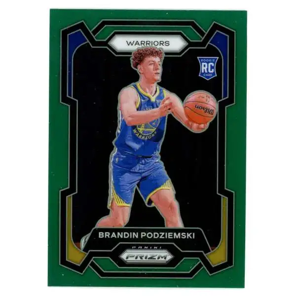 NBA 2023-24 Panini Prizm Green Brandin Podziemski #147 [Rookie]