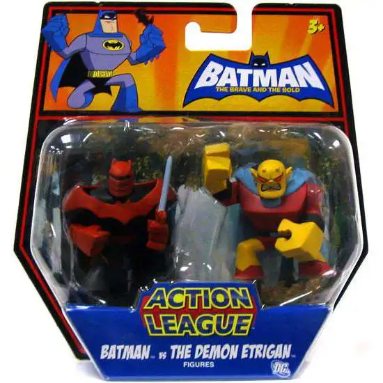 The Brave and the Bold Action League Batman vs. The Demon Etrigan Mini Figure 2-Pack