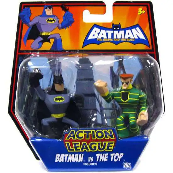 The Brave and the Bold Action League Batman vs. The Top Mini Figure 2-Pack