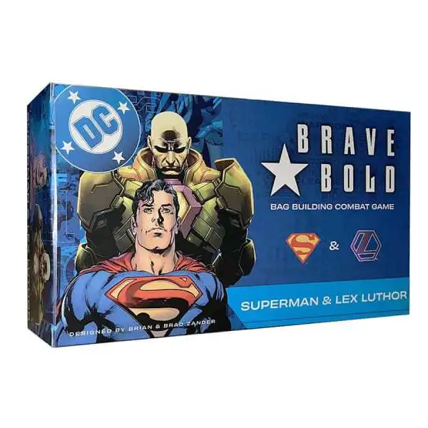 DC Brave & Bold Bag Building Combat Game Superman Vs. Lex Luthor 2-Player Set (Pre-Order ships August)