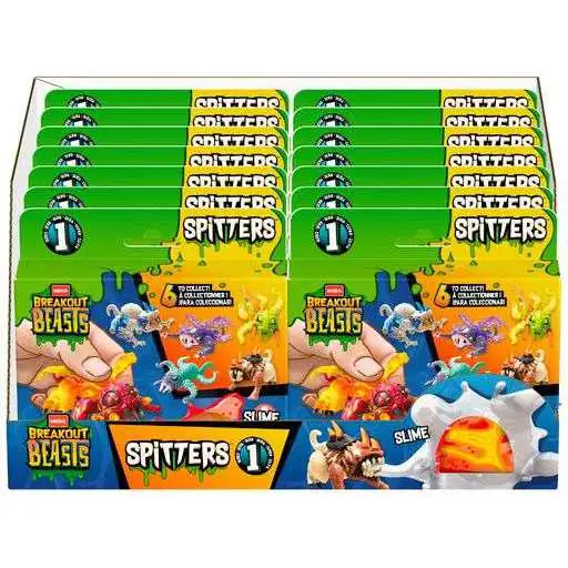 Breakout Beasts Egg Spitters Series 1 Mystery Box [16 Packs]