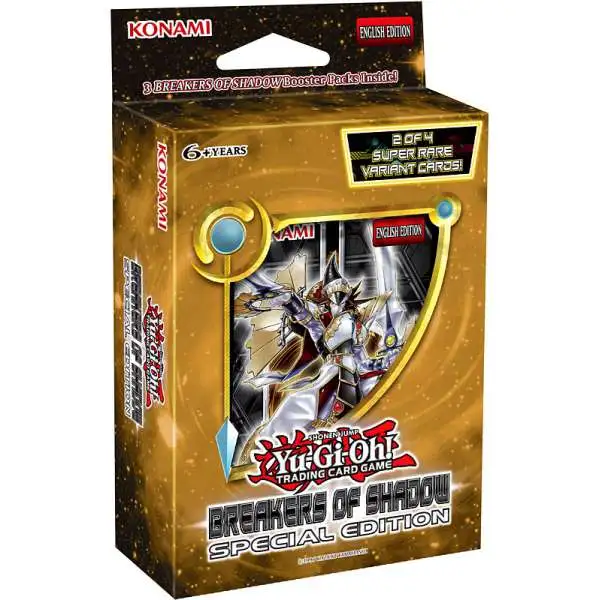 YuGiOh Breakers of Shadow Special Edition [3 Booster Packs & 1 RANDOM Promo Card]