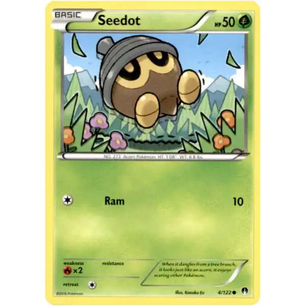 Pokemon Trading Card Game XY BREAKpoint Common Seedot #4