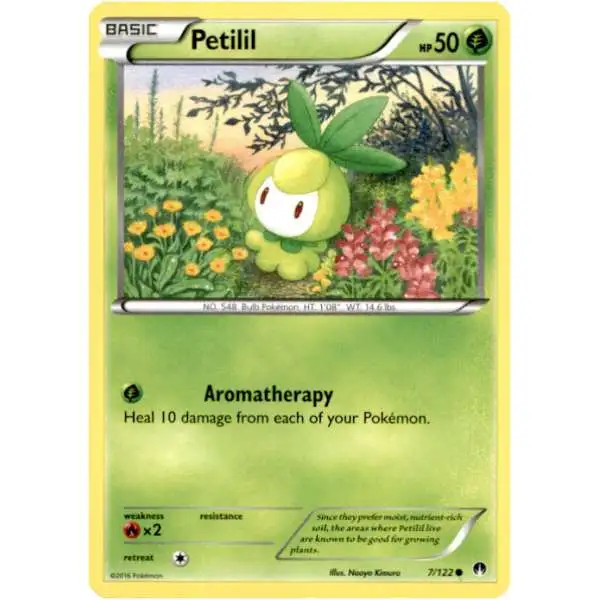 Pokemon Trading Card Game XY BREAKpoint Common Petilil #7