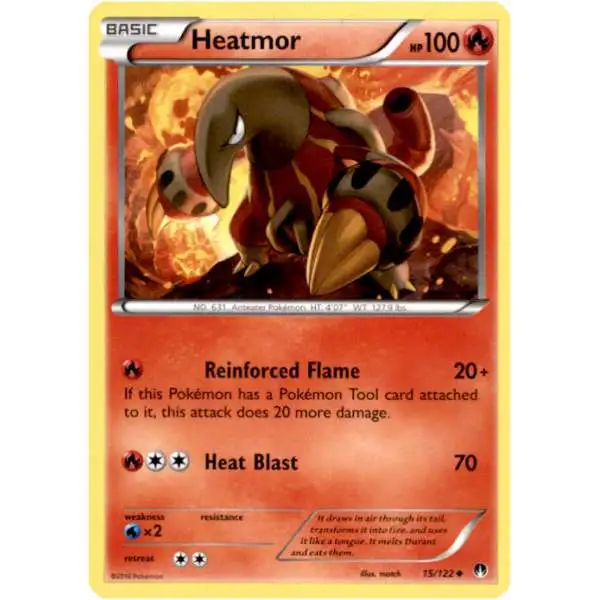 Pokemon Trading Card Game XY BREAKpoint Uncommon Heatmor #15