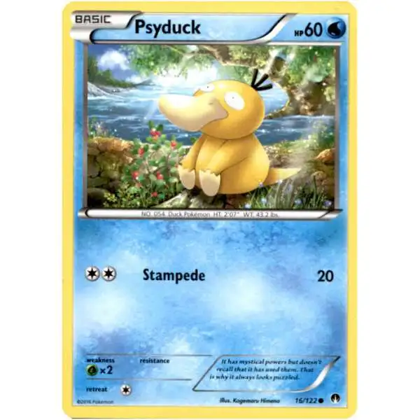 Pokemon Trading Card Game XY BREAKpoint Common Psyduck #16