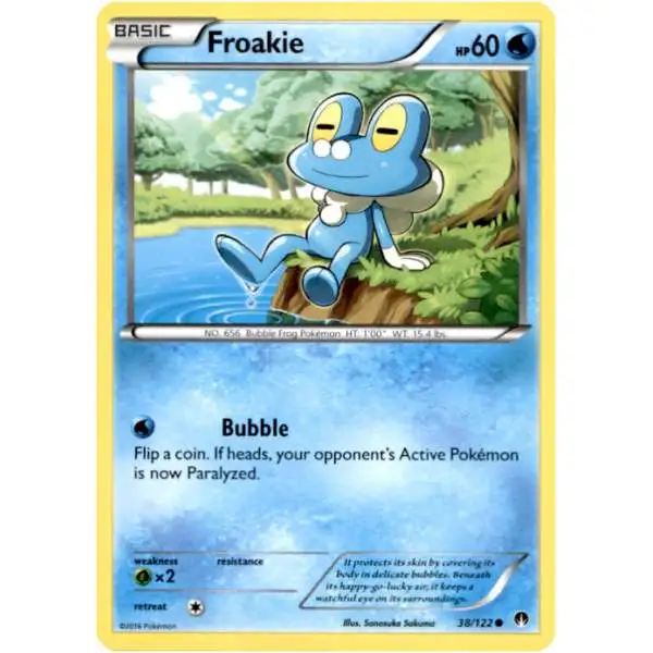 Pokemon Trading Card Game XY BREAKpoint Common Froakie #38