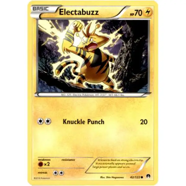 Pokemon Trading Card Game XY BREAKpoint Common Electabuzz #42