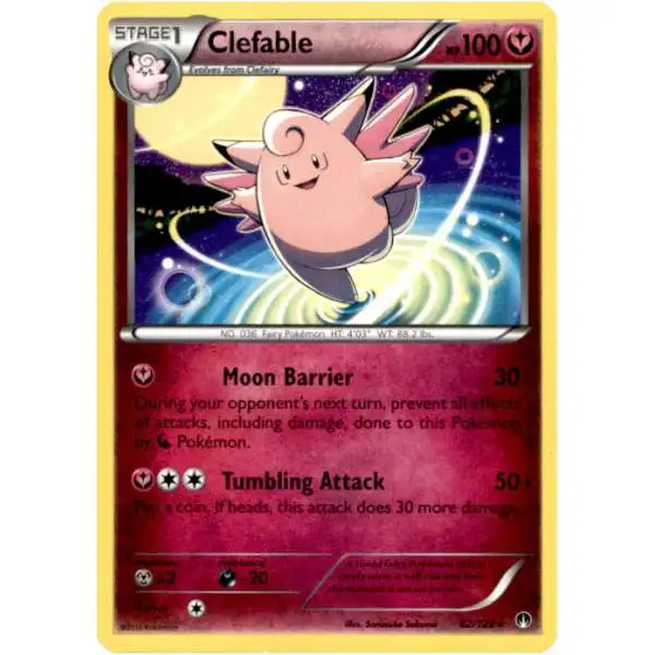 Pokemon Trading Card Game XY BREAKpoint Rare Clefable #82
