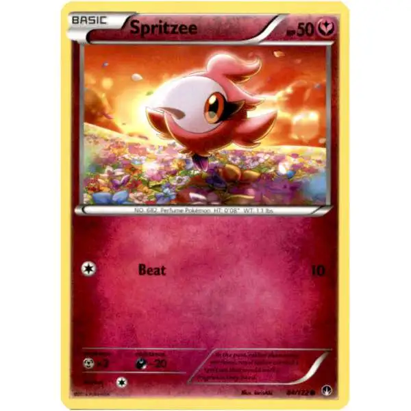 Pokemon Trading Card Game XY BREAKpoint Common Spritzee #84