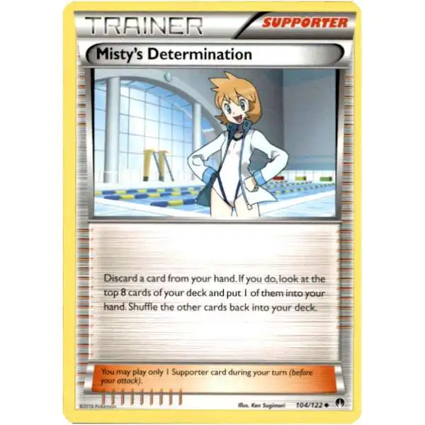 Pokemon Trading Card Game XY BREAKpoint Uncommon Misty's Determination #104