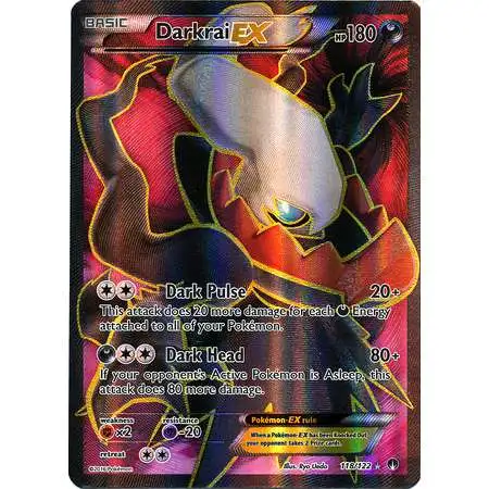 Pokemon Trading Card Game XY BREAKpoint Ultra Rare Darkrai EX #118 [Damaged]