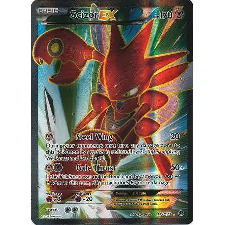 Pokemon Trading Card Game XY BREAKpoint Ultra Rare Scizor EX #119 [Moderately Played]