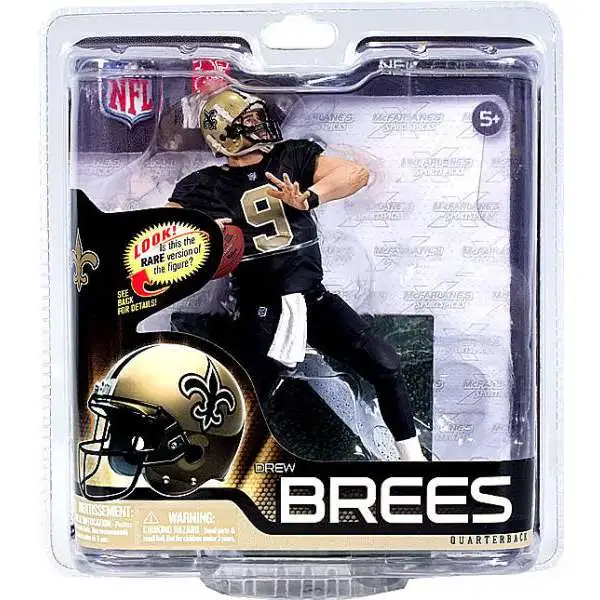 McFarlane Toys NFL New Orleans Saints Sports Picks Football Series 31 Drew Brees Action Figure [Black Jersey]