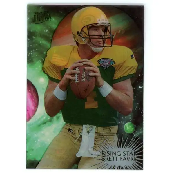 NFL 1995 Fleer Ultra Rising Star Brett Favre #6