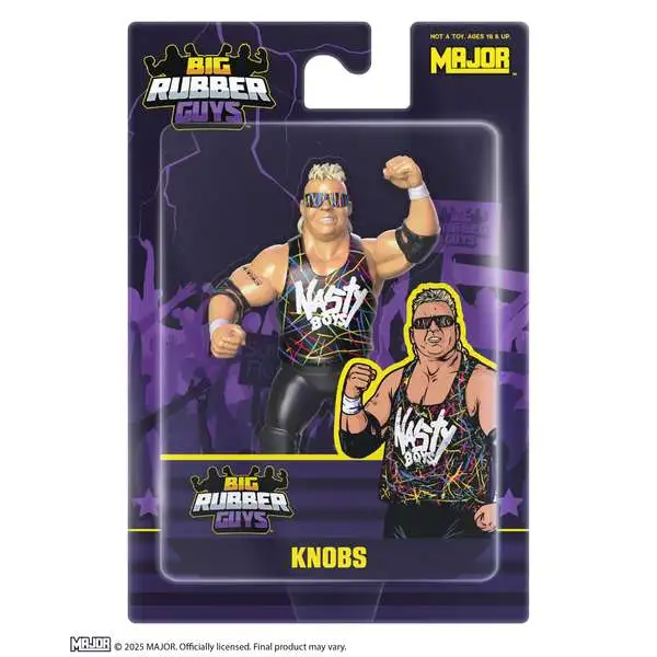 Big Rubber Guys WWE Wrestling Knobs Action Figure [Nasty Boys] (Pre-Order ships June)