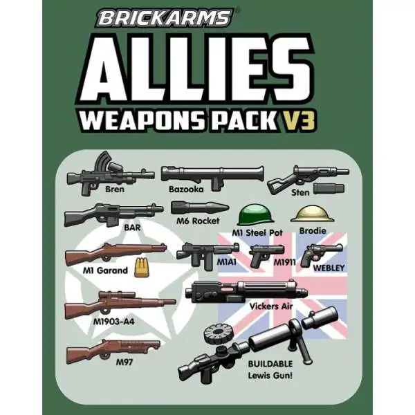 BrickArms Allies Pack v3 Weapons Pack