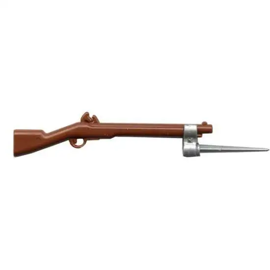BrickArms Flintlock Musket 2.5-Inch [Brown with Silver Bayonet]