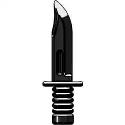 BrickArms Combat Knife 2.5-Inch [Black]