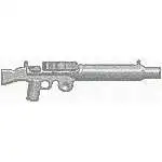 BrickArms Lewis Heavy Machine Gun 2.5-Inch [Silver]
