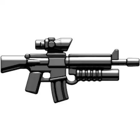 BrickArms M16-AGL ACOG Scope & Grenade Launcher 2.5-Inch [Black]