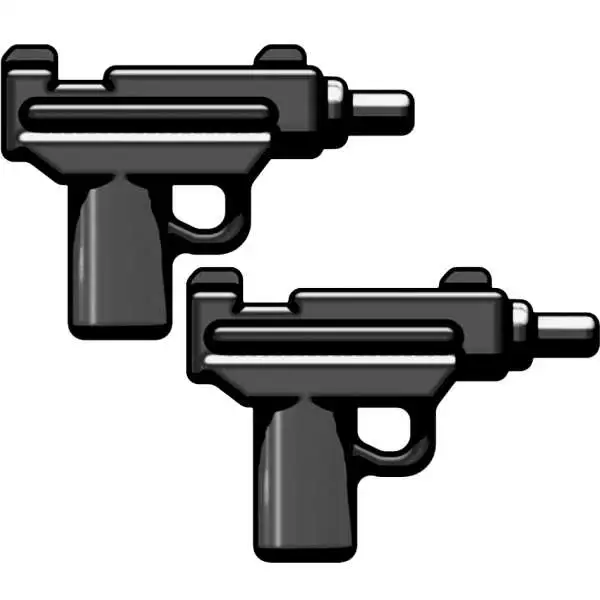 BrickArms Set of 2 Micro Uzi SMG 2.5-Inch [Black]