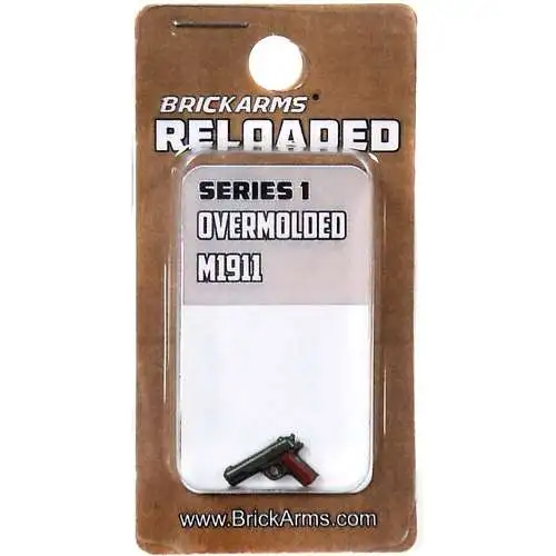 BrickArms Reloaded Series 1 Weapons M1911 (RANDOM COLORS) 2.5-Inch [Overmolded] [New Sealed]