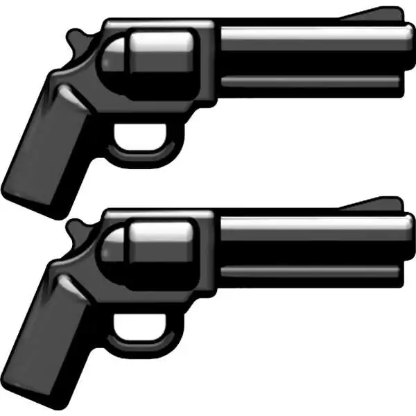 BrickArms Set of 2 SW500 Magnum Revolvers 2.5-Inch [Black]