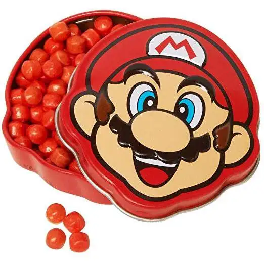 Nintendo New Super Mario Bros. Mario Brick Breakin Candies .6 Ounce Candy Tin