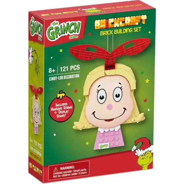 Dr. Seuss The Grinch Cindy-Lou Decoration Brick Building Set [Compatible with Other Name Brands!]